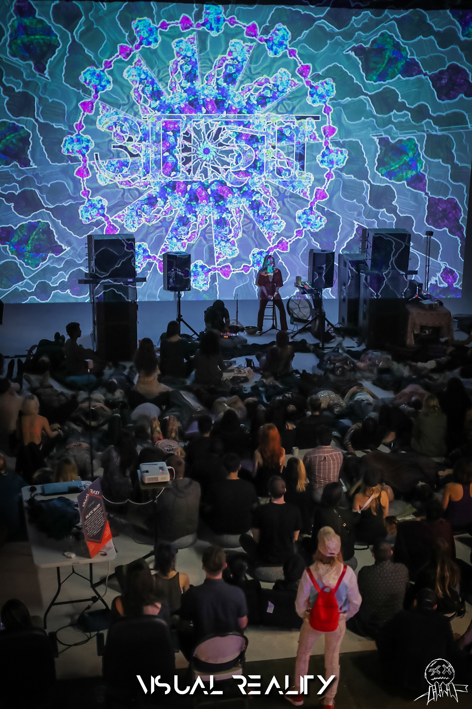 Visual Reality event with live fractal visuals